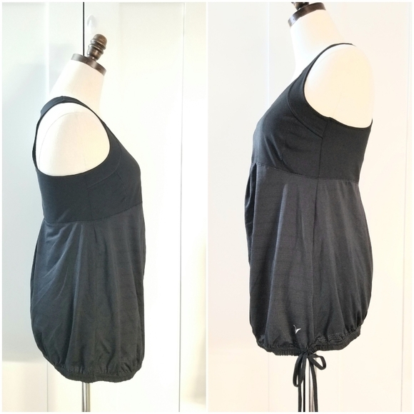 Old Navy Black Loose Racerback Active Tank Top, Small - Picture 2 of 10